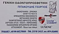 ΟΔΟΝΤΟΤΕΧΝΙΤΗΣ ΟΔΟΝΤΟΤΕΧΝΙΚΟ ΕΡΓΑΣΤΗΡΙΟ ΑΛΕΞΑΝΔΡΟΥΠΟΛΗ ΕΒΡΟΣ ΠΙΤΑΚΟΥΔΗΣ ΓΕΩΡΓΙΟΣ